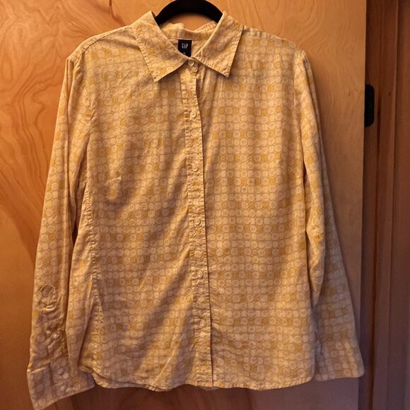 Gap buttoned down long sleeve blouse - Picture 1 of 8